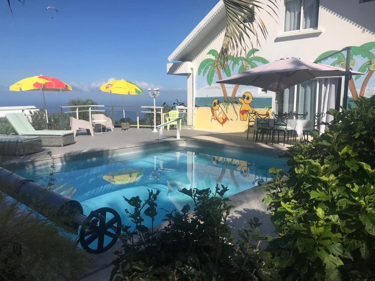 St Leu -Villa D'Artiste, Superbe Vue Mer, Piscine Chauffee Saint-Leu Zewnętrze zdjęcie