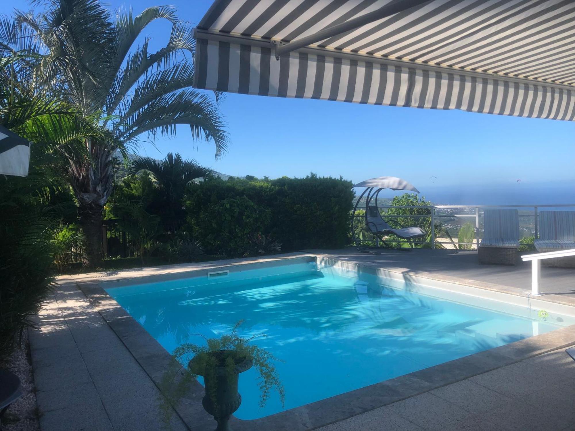 St Leu -Villa D'Artiste, Superbe Vue Mer, Piscine Chauffee Saint-Leu Zewnętrze zdjęcie